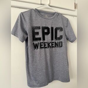 The Children's Place Gray 'Epic Weekend' Tee